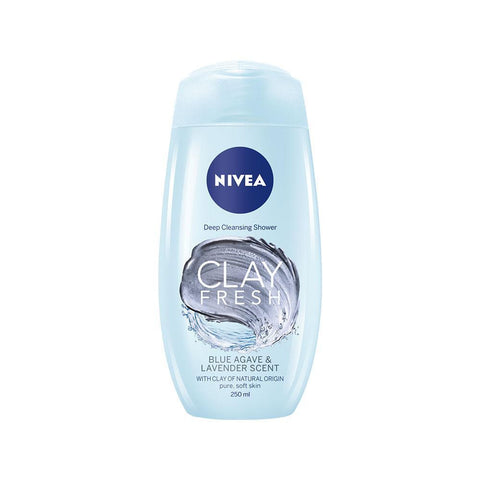 Nivea Deep Cleansing Shower Clay Fresh Blue Agave & Lavender (250ml) - Giveaway