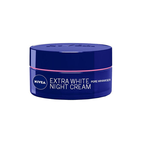 Nivea Extra White Repair Pore Minimiser Night Cream (50ml) - Clearance