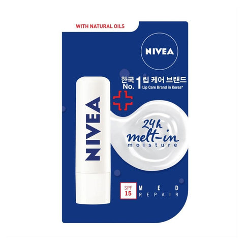 Nivea Med Repair Caring Lip Balm (4.8g) - Giveaway