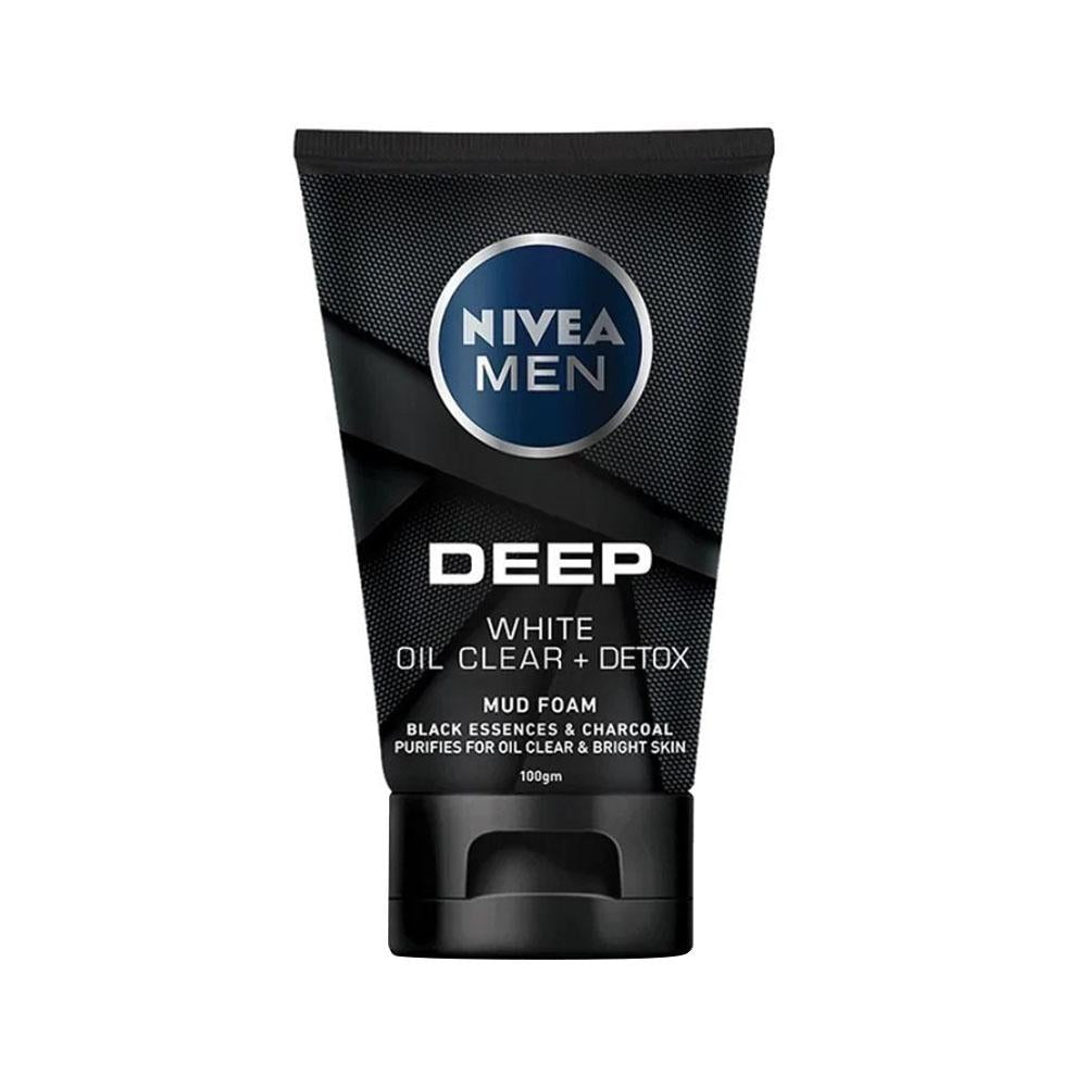 Nivea Men - Deep White Oil Clear + Detox Mud Foam (100g)