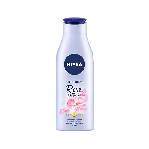 Nivea Oil In Lotion Rose & Argan Oil (200ml) - Giveaway