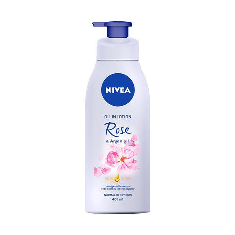 Nivea Oil In Lotion Rose & Argan Oil (400ml) - Giveaway