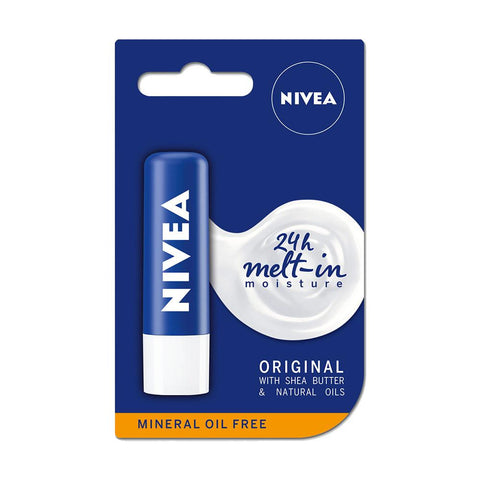 Nivea Original Care With Shea Butter Caring Lip Balm (4.8g) - Clearance