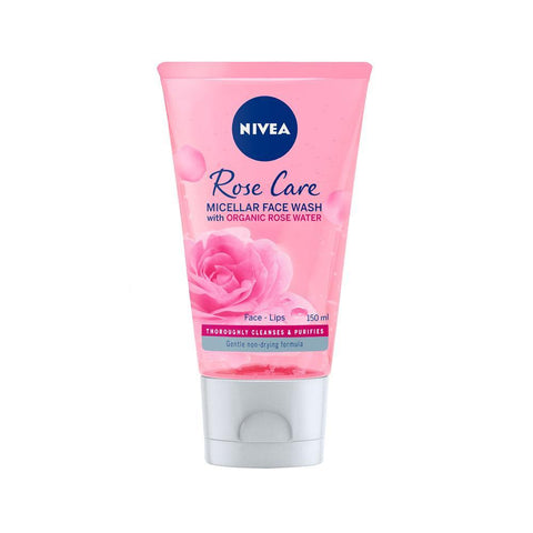 Nivea Rose Care Micellar Face Wash with Organic Rose Water (150ml) - Clearance