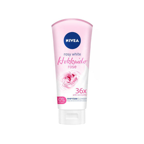 Nivea Rosy White Hokkaido Rose Cleansing Whip Foam Cleanser (100ml) - Giveaway