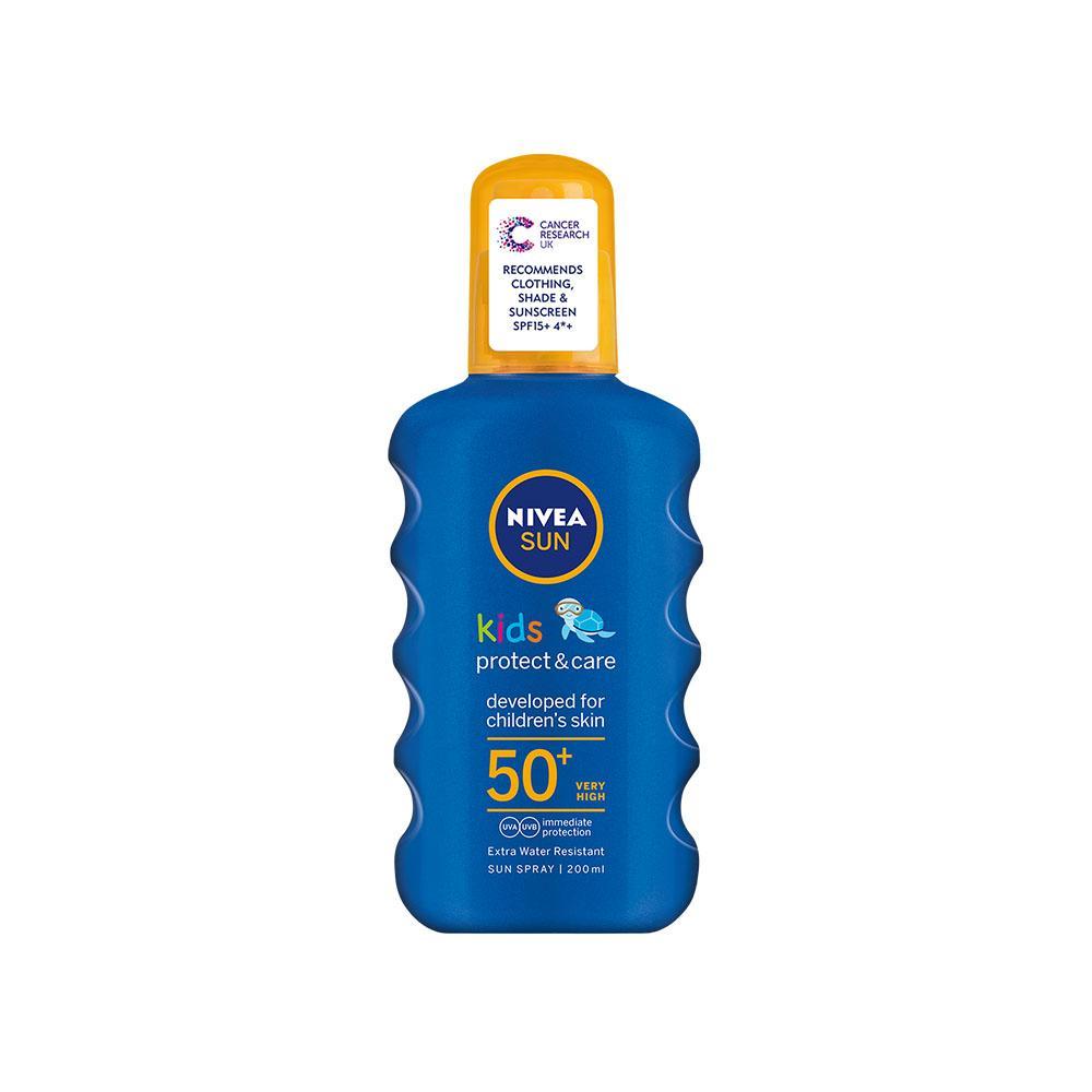 Nivea Sun - Kids Protect & Care SPF50 Sun Spray (200ml) - Giveaway