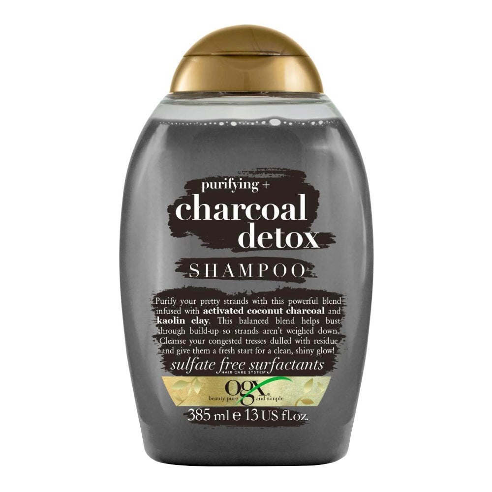 OGX Purifying Charcoal Detox Shampoo (385ml) - Clearance