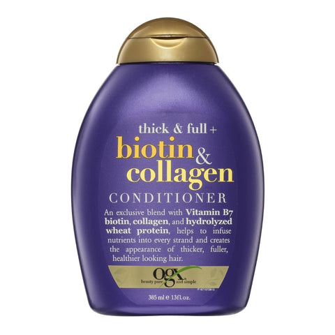 OGX Thick & Full Biotin & Collagen Conditioner (385ml) - Clearance