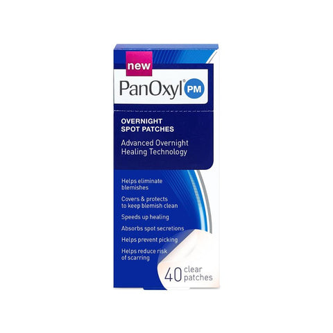 PanOxyl PM Overnight Spot Patches Advanced Overnight Healing Technology (40 pcs) - Clearance