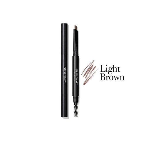 Perfect Diary Dual-Ended Hexagonal Chiseled Eyebrow Pencil #03 Light Brown (0.28g) - Giveaway