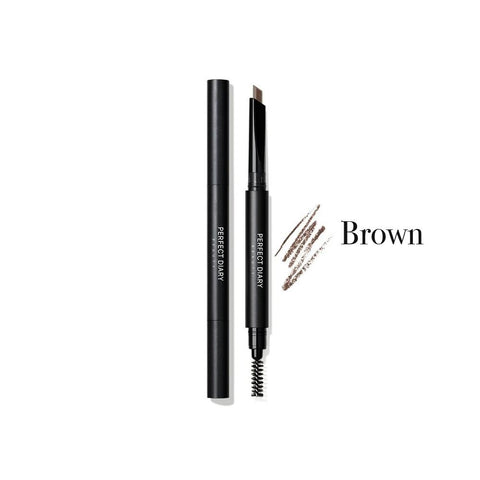 Perfect Diary Dual-Ended Hexagonal Chiseled Eyebrow Pencil #04 Brown (0.28g) - Giveaway