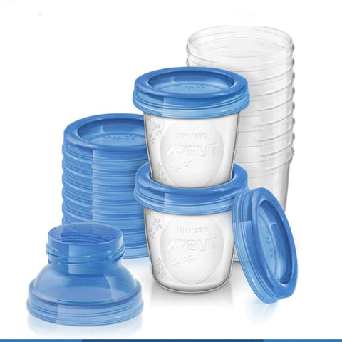 Philips Avent Breast Milk Storage Cups (10pcs) - Clearance