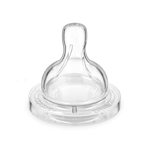 Philips Avent Classic Anti-Colic Teat Thick Feed 6m+ (2pcs) - Clearance
