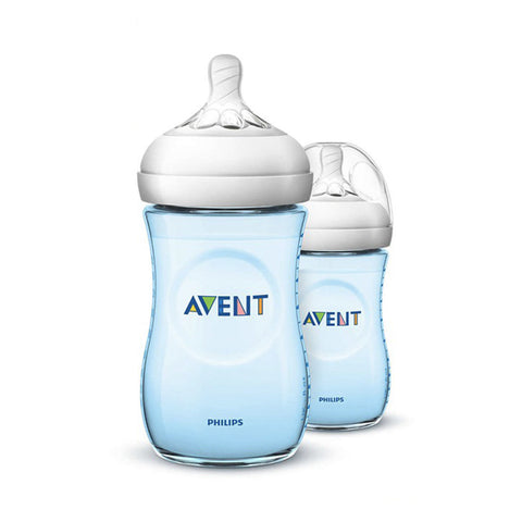 Philips Avent Natural 2.0 Bottle 260ml Blue (2pcs) - Clearance