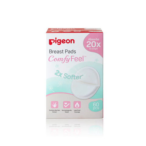 PIGEON Comfy Feel Breast Pads (60pcs) - Clearance