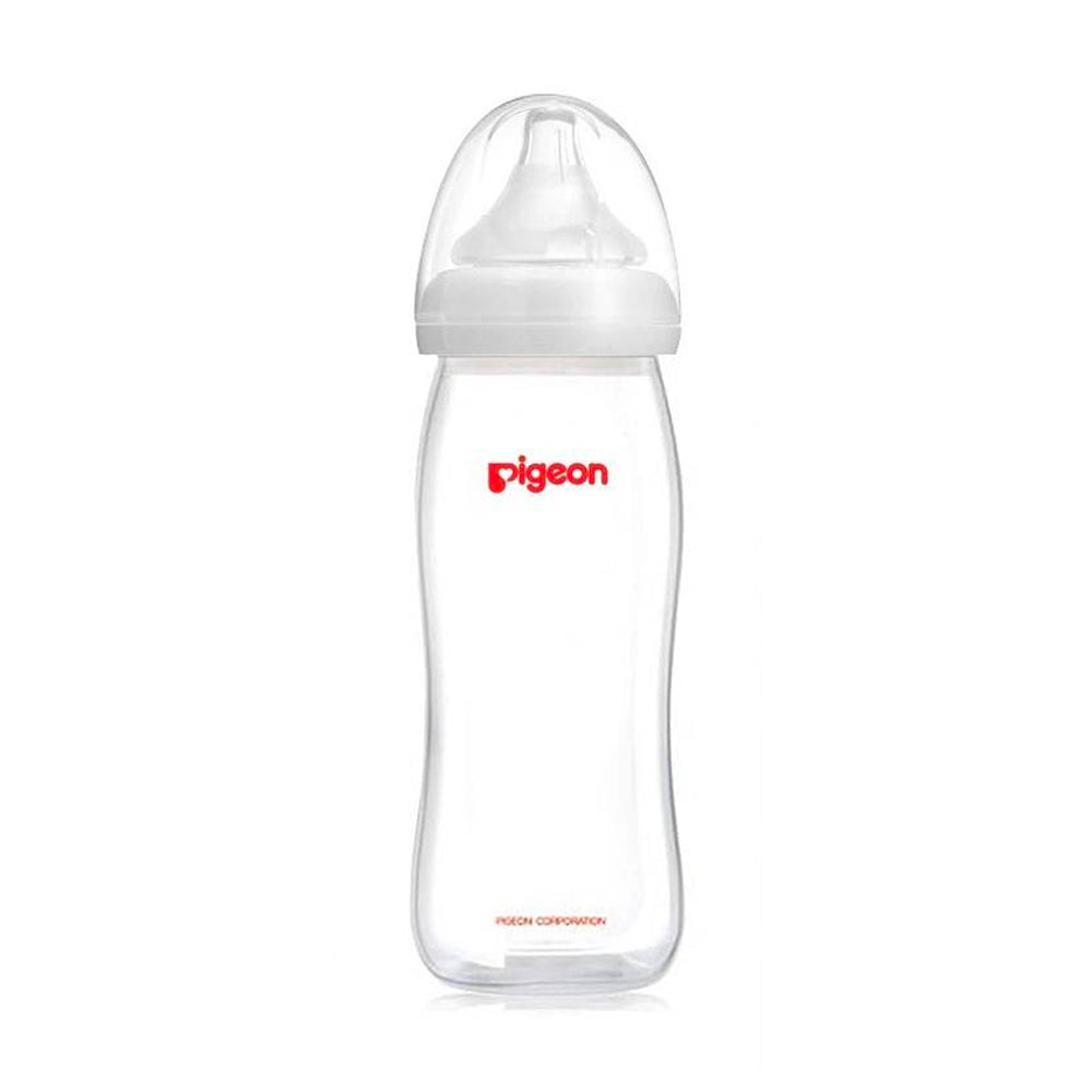 PIGEON SofTouch PP Nursing Bottle With Peristaltic Nipple Wide Neck 240ml (1pcs)