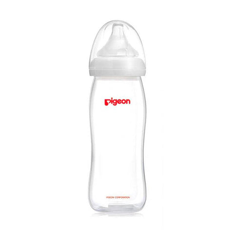 PIGEON SofTouch PP Nursing Bottle With Peristaltic Nipple Wide Neck 240ml (1pcs) - Giveaway