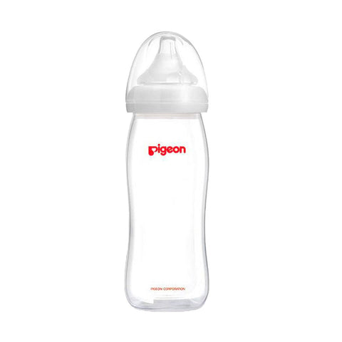 PIGEON SofTouch PP Nursing Bottle With Peristaltic Nipple Wide Neck 330ml (1pcs) - Clearance