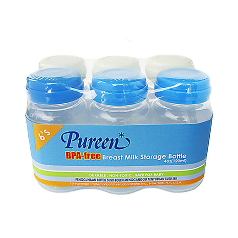 Pureen Breast Milk Storage Bottles 120ml (6pcs) - Giveaway