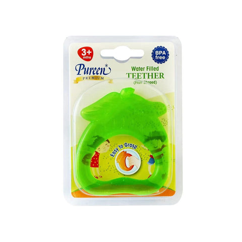 Pureen Water Filled Teether Fruit Shaped Green (1pcs)