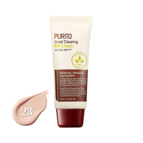 Purito Snail Clearing BB Cream SPF38/PA+++ #23 Natural Beige (30ml) - Giveaway