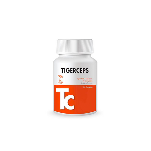 Tigerceps Tiger Milk Mushroom & Cordyceps (30caps) - Clearance