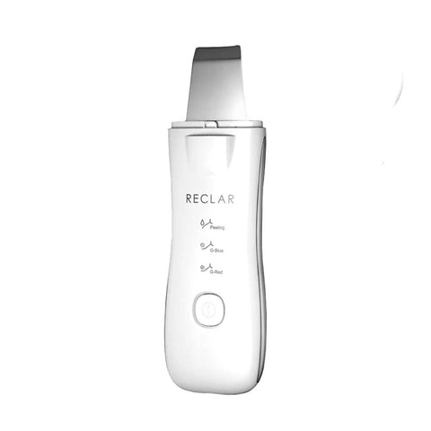 RECLAR Ultrasonic Galvanic Water Peeler Silver (1pc) - Clearance