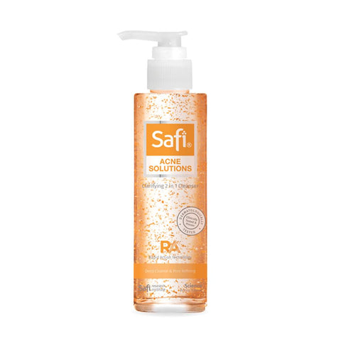 Safi ACNE SOLUTIONS Clarifying 2 in 1 Cleanser Oil Control & Pore Refining (160ml)