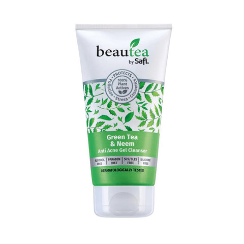 Safi BEAUTEA Anti Acne Gel Cleanser Green Tea & Neem (150g) - Clearance