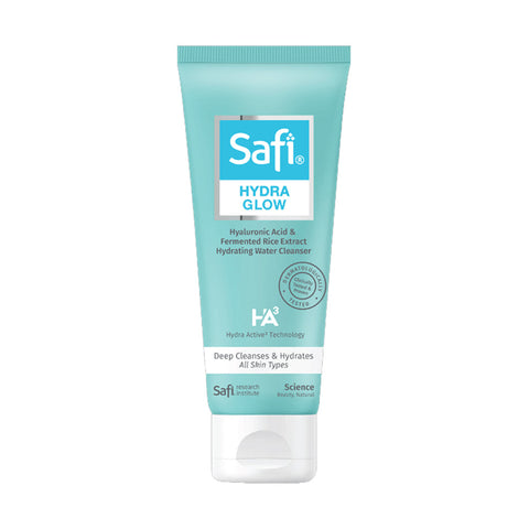 Safi HYDRA GLOW Hyaluronic Acid & Fermented Rice Extract Hydrating Water Cleanser (100g)