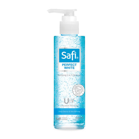 Safi PERFECT WHITE Purifying 2 in 1 Cleanser Deep Cleanse & Pore Refining (160ml) - Giveaway