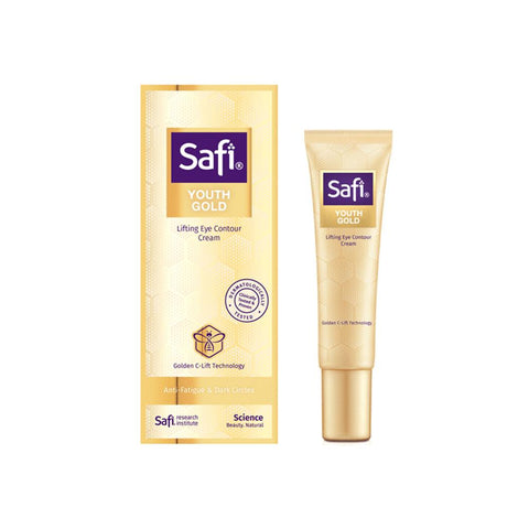Safi YOUTH GOLD Lifting Eye Contour Cream Anti-Fatigue & Dark Circles (15g) - Clearance