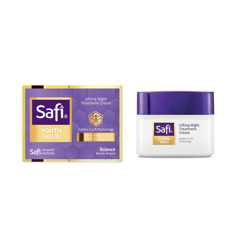 Safi YOUTH GOLD Lifting Night Treatment Cream Age Correcting & Overnight Repair (45g)