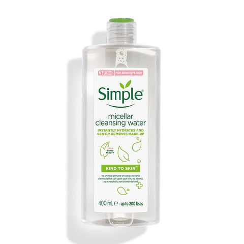 Simple Kind To Skin Micellar Cleansing Water (400ml) - Clearance