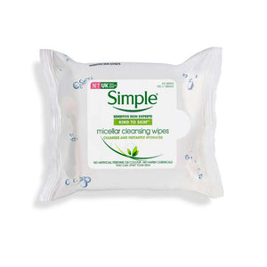 Simple Kind To Skin Micellar Cleansing Wipes (25pcs)