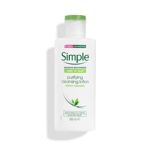 Simple Kind To Skin Purifying Cleansing Lotion (200ml) - Clearance