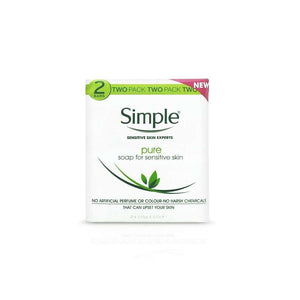 Simple Pure Soap For Sensitive Skin Pack of 2 (2pcs) - Giveaway