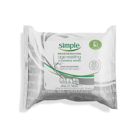 Simple Regeneration Age Resisting Cleansing Wipes (25pcs) - Clearance