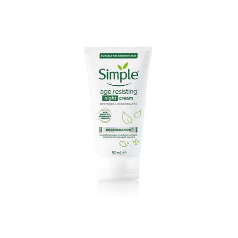 Simple Regeneration Age Resisting Night Cream (50ml) - Giveaway