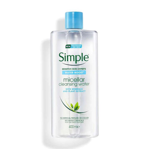 Simple Water Boost Micellar Cleansing Water (400ml) - Clearance