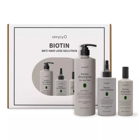 simplyO Biotin Anti Hair Loss Solution (Set) - Clearance