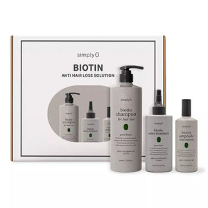 simplyO Biotin Anti Hair Loss Solution (Set) - Giveaway