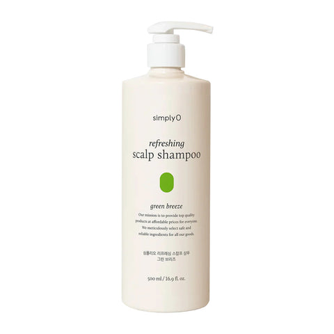 simplyO Refreshing Scalp Shampoo Green Breeze (500ml) - Clearance