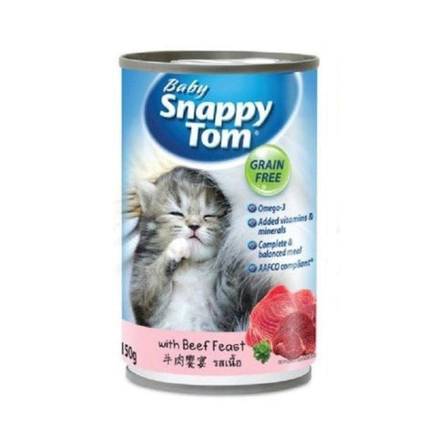 Snappy Tom Baby Snappy Tom with Beef Feast (150g) - Clearance