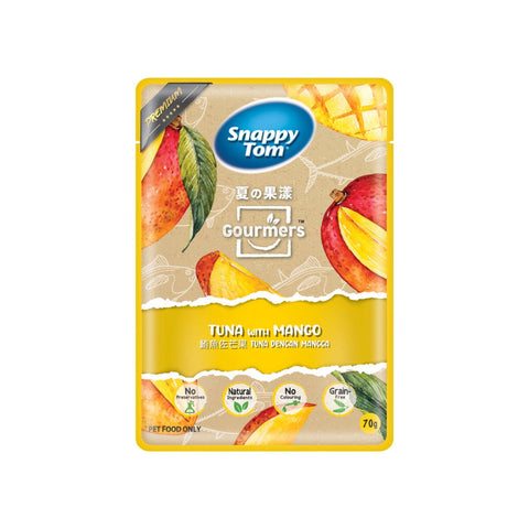Snappy Tom Gourmers Tuna with Mango (70g) - Clearance