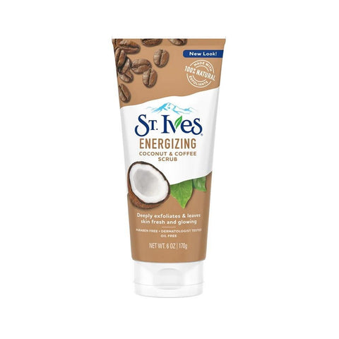 St. Ives Energizing Coconut & Coffee Scrub (170g) - Giveaway