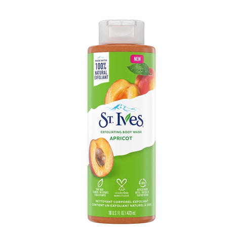 St. Ives Exfoliating Body Wash Apricot (473ml) - Giveaway