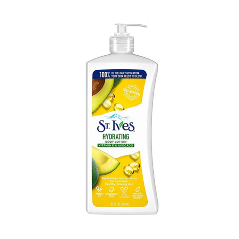 St. Ives Hydrating Vitamin E & Avacado Body Lotion (400ml) - Clearance