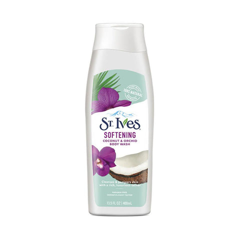 St. Ives Softening Coconut & Orchid Body Wash (400ml) - Clearance