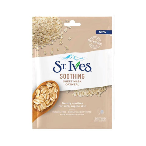 St. Ives Soothing Sheet Mask - Oatmeal (1pc) - Clearance